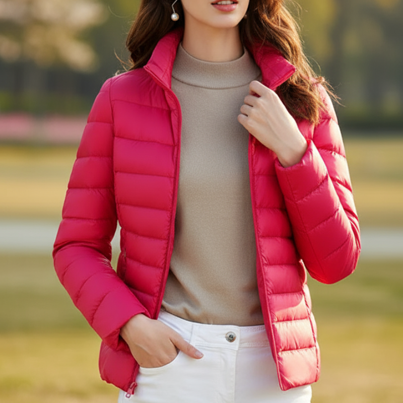 Aurora Kurtka Damska – Ultralekka, Wodoodporna i Uniwersalna Kurtka na Sezon Przejściowy