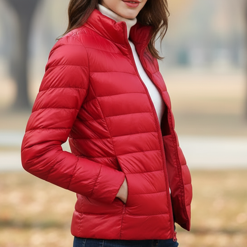 Aurora Kurtka Damska – Ultralekka, Wodoodporna i Uniwersalna Kurtka na Sezon Przejściowy