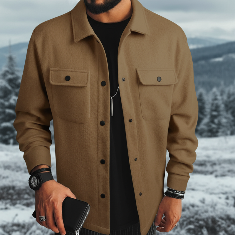 Steven Koszula Męska – Ciepła i Wygodna Koszula z Miękkiej Tkaniny w Eleganckim Stylu