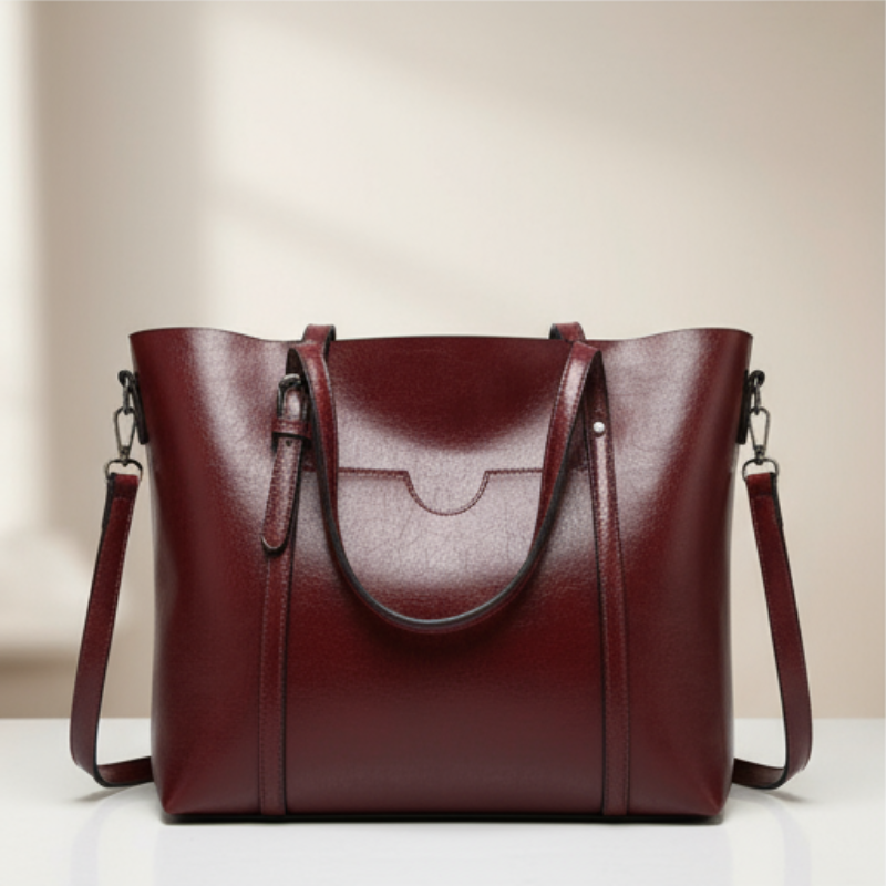 Nyomi Torebka Shopper Damska – Duża, Elegancka i Funkcjonalna Torebka Skórzana do Pracy