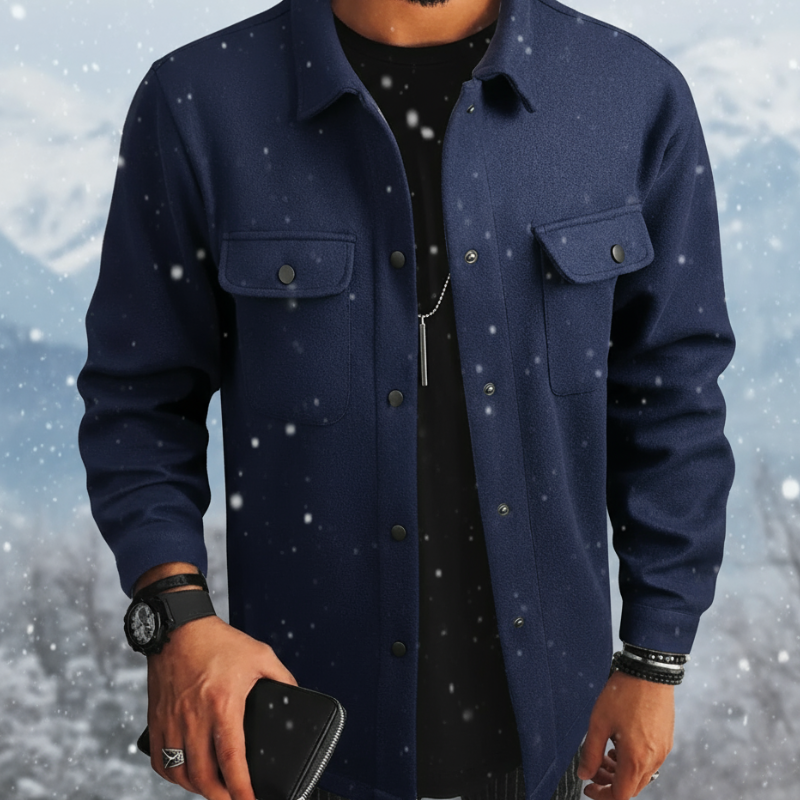 Steven Koszula Męska – Ciepła i Wygodna Koszula z Miękkiej Tkaniny w Eleganckim Stylu