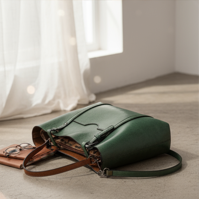 Nyomi Torebka Shopper Damska – Duża, Elegancka i Funkcjonalna Torebka Skórzana do Pracy