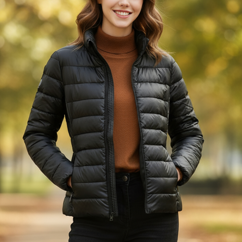 Aurora Kurtka Damska – Ultralekka, Wodoodporna i Uniwersalna Kurtka na Sezon Przejściowy