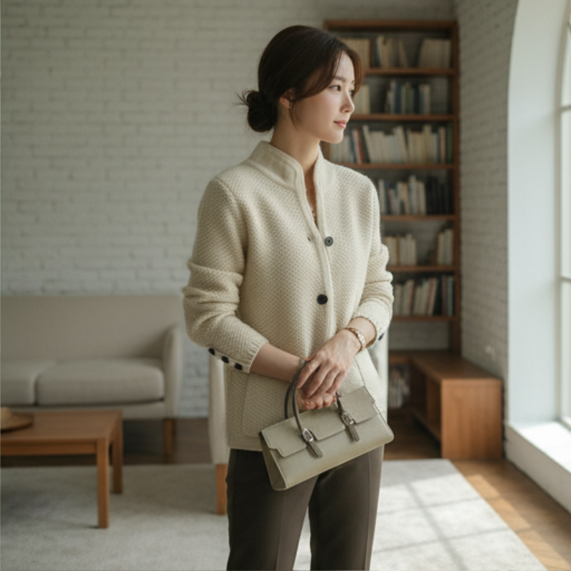 Xyla Kardigan Damski – Miękki i Wyrafinowany Sweter o Eleganckim i Wygodnym Stylu