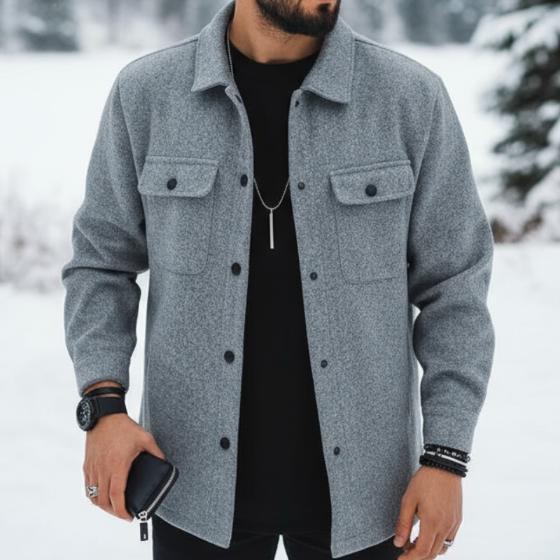 Steven Koszula Męska – Ciepła i Wygodna Koszula z Miękkiej Tkaniny w Eleganckim Stylu