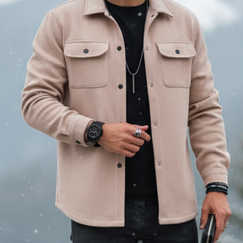 Steven Koszula Męska – Ciepła i Wygodna Koszula z Miękkiej Tkaniny w Eleganckim Stylu