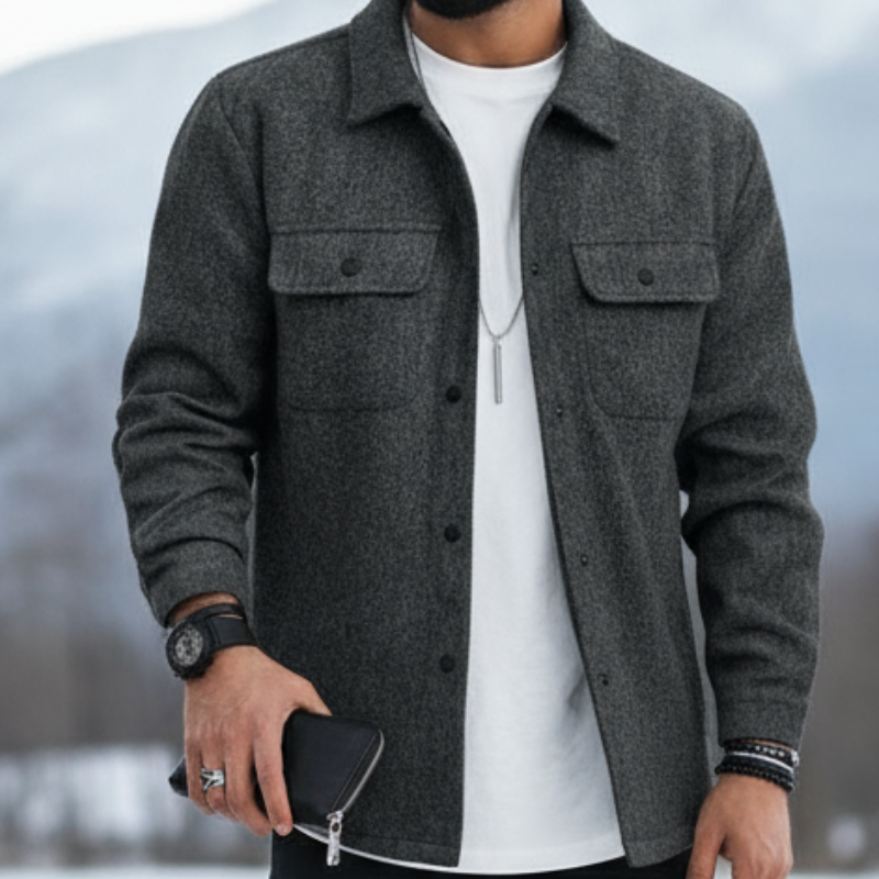 Steven Koszula Męska – Ciepła i Wygodna Koszula z Miękkiej Tkaniny w Eleganckim Stylu