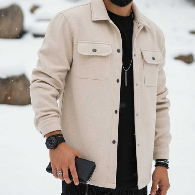 Steven Koszula Męska – Ciepła i Wygodna Koszula z Miękkiej Tkaniny w Eleganckim Stylu