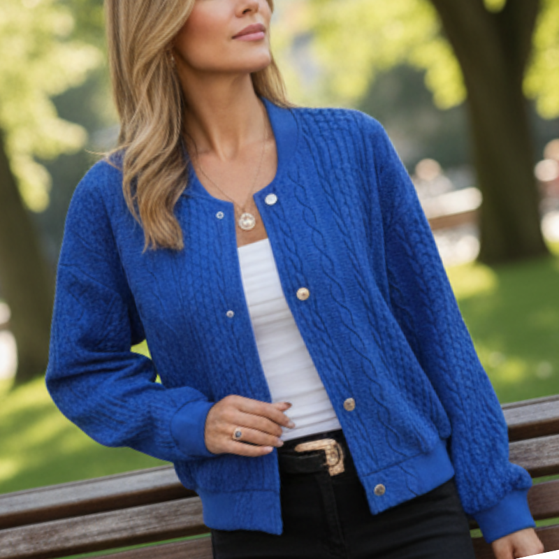 Sky Kamizelka Damska – Wygodny i Elegancki Kardigan z Dzianiny w Nowoczesnym Stylu