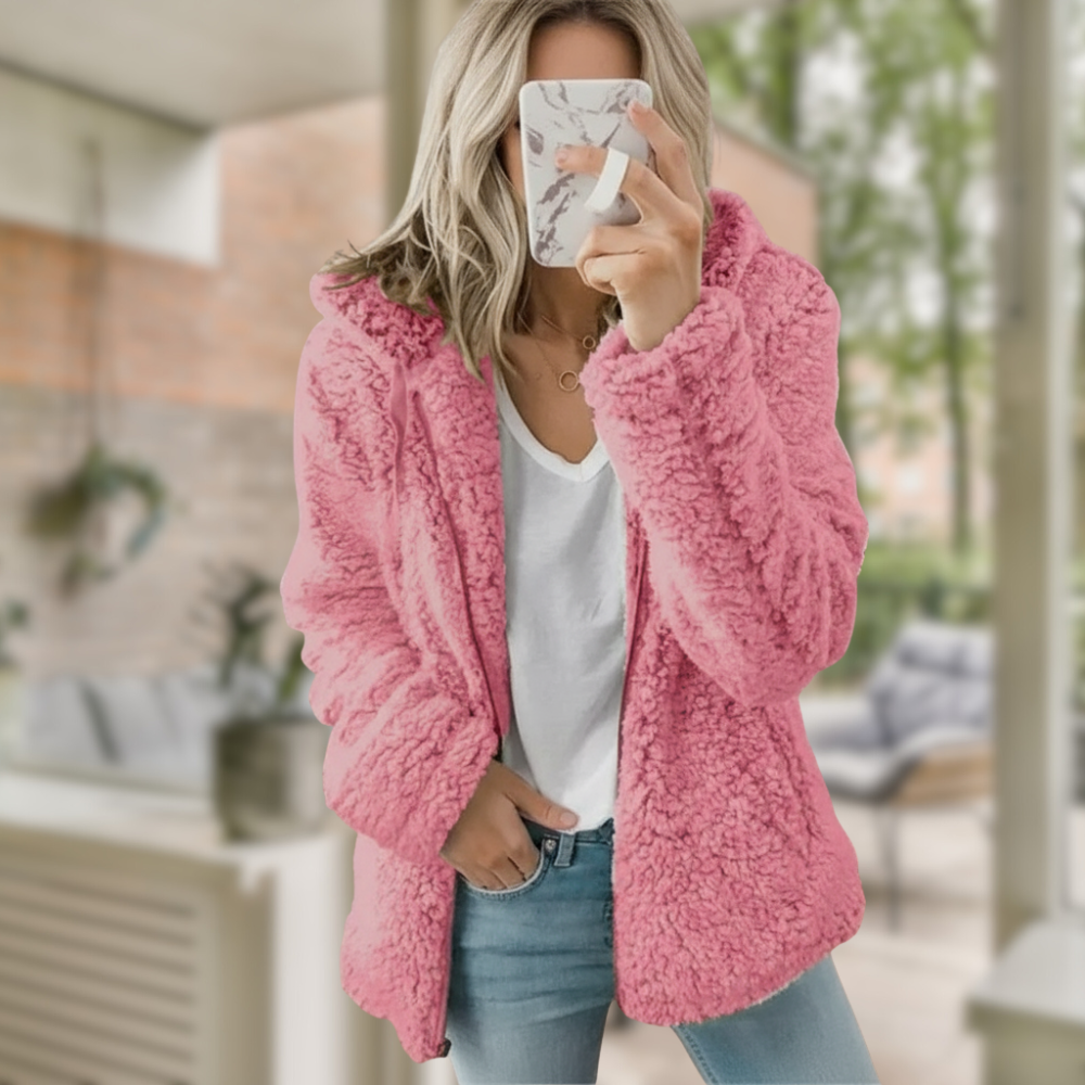 Olivia Kardigan Damski – Miękki, Wygodny i Elegancki Kardigan z Polaru na Co Dzień