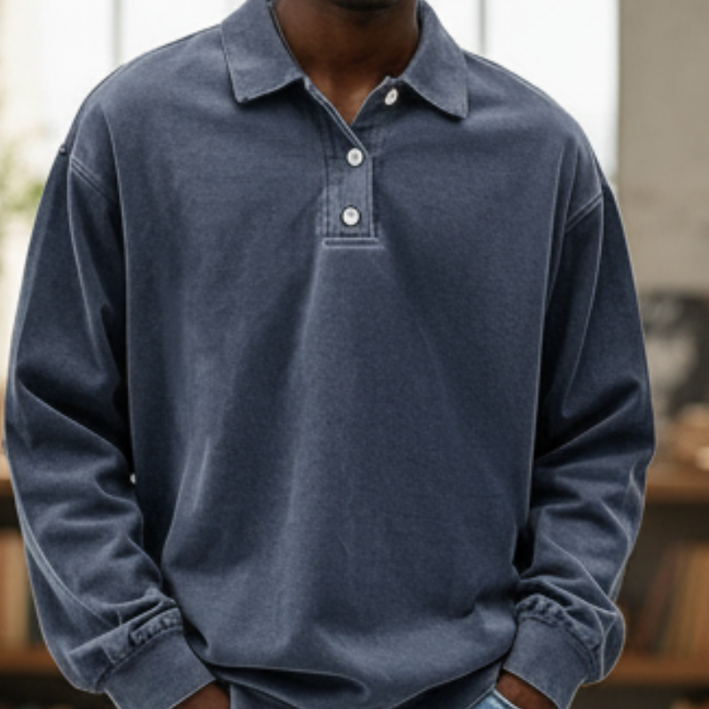 Rob Polo Męskie – Swobodny z Kołnierzykiem, Wygodny i Elegancki w Nowoczesnym Stylu