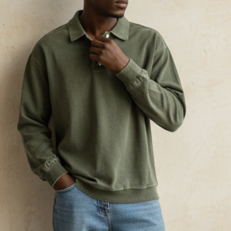 Rob Polo Męskie – Swobodny z Kołnierzykiem, Wygodny i Elegancki w Nowoczesnym Stylu