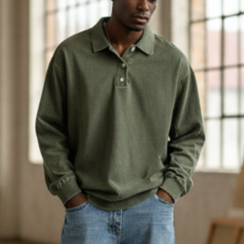 Rob Polo Męskie – Swobodny z Kołnierzykiem, Wygodny i Elegancki w Nowoczesnym Stylu