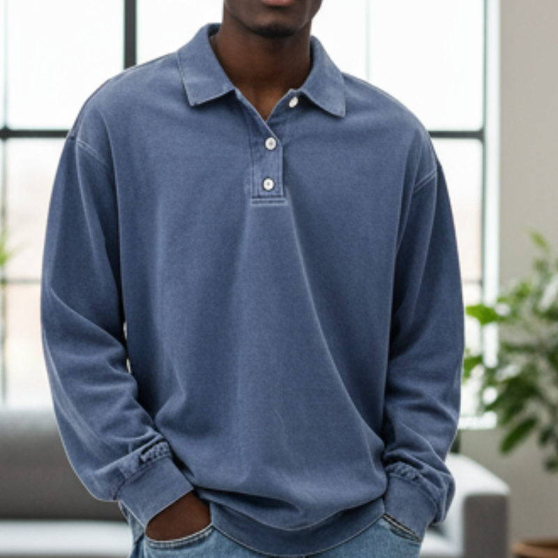 Rob Polo Męskie – Swobodny z Kołnierzykiem, Wygodny i Elegancki w Nowoczesnym Stylu