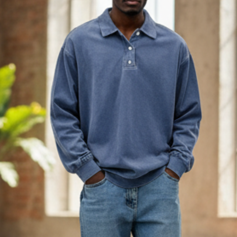 Rob Polo Męskie – Swobodny z Kołnierzykiem, Wygodny i Elegancki w Nowoczesnym Stylu