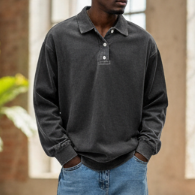 Rob Polo Męskie – Swobodny z Kołnierzykiem, Wygodny i Elegancki w Nowoczesnym Stylu