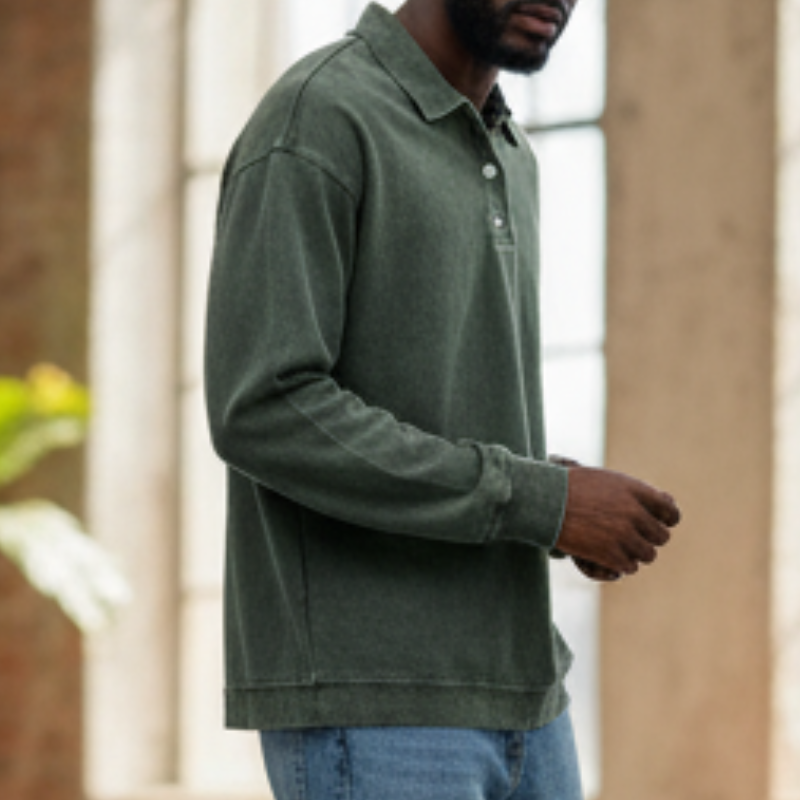 Rob Polo Męskie – Swobodny z Kołnierzykiem, Wygodny i Elegancki w Nowoczesnym Stylu