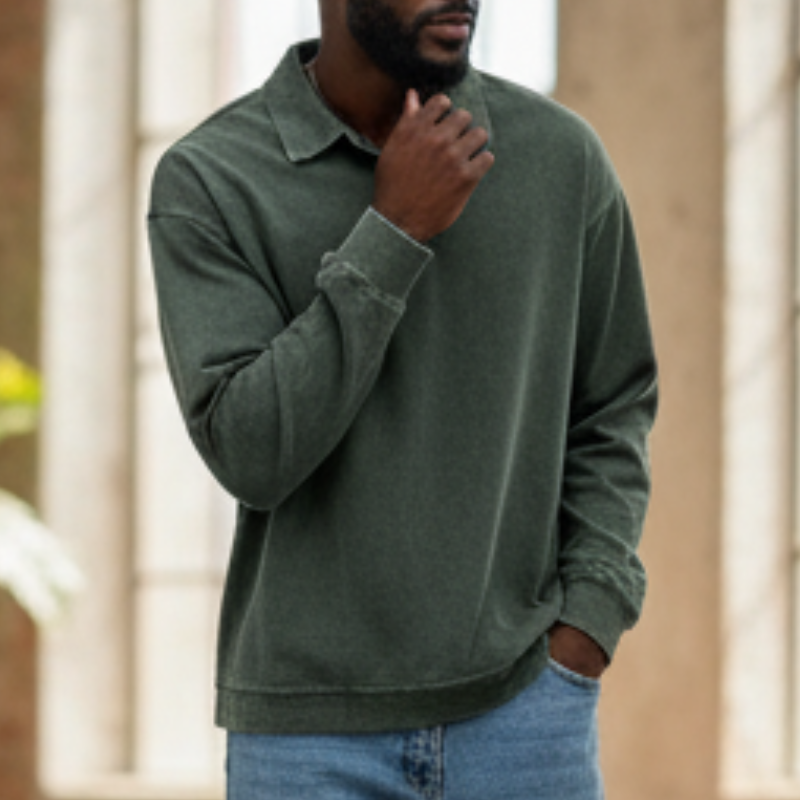 Rob Polo Męskie – Swobodny z Kołnierzykiem, Wygodny i Elegancki w Nowoczesnym Stylu