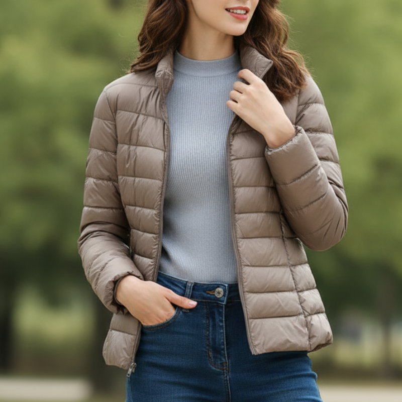 Aurora Kurtka Damska – Ultralekka, Wodoodporna i Uniwersalna Kurtka na Sezon Przejściowy