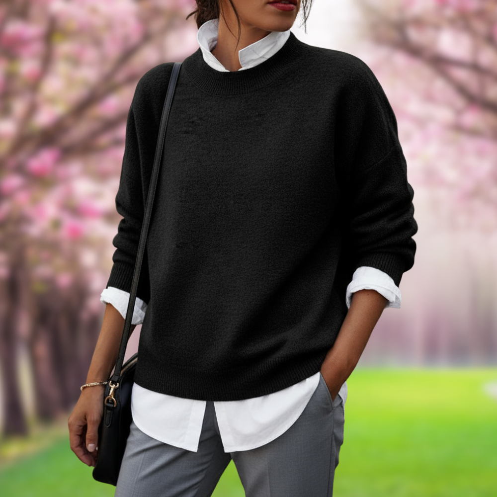 Celine Sweter Damski – Miękki i Elegancki Sweter z Kaszmiru o Ponadczasowym Stylu