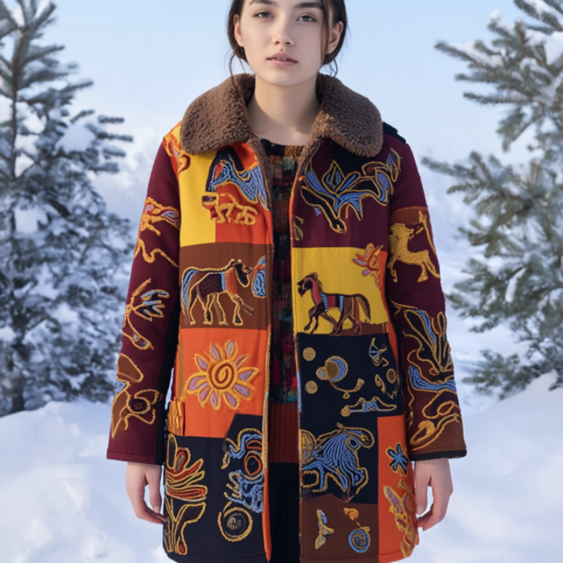 Cleo Kurtka Damska – Przytulna Kurtka z Kapturem, Wygodna i Nowoczesna na Zimę