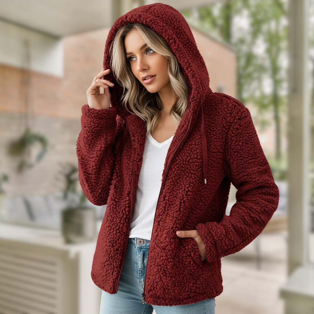 Olivia Kardigan Damski – Miękki, Wygodny i Elegancki Kardigan z Polaru na Co Dzień