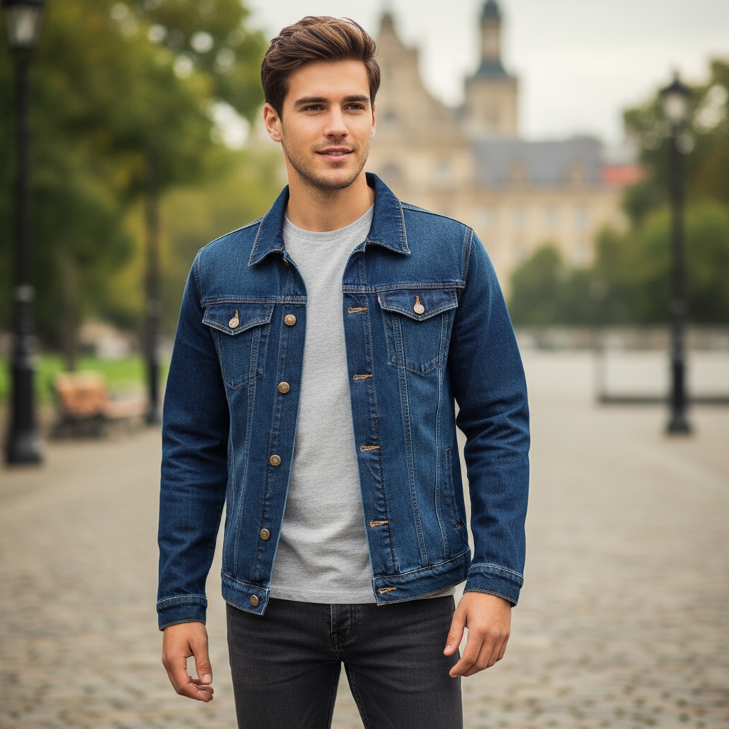 Marco Kurtka Trucker Męska – Nowoczesny, Wygodny i Uniwersalny Styl