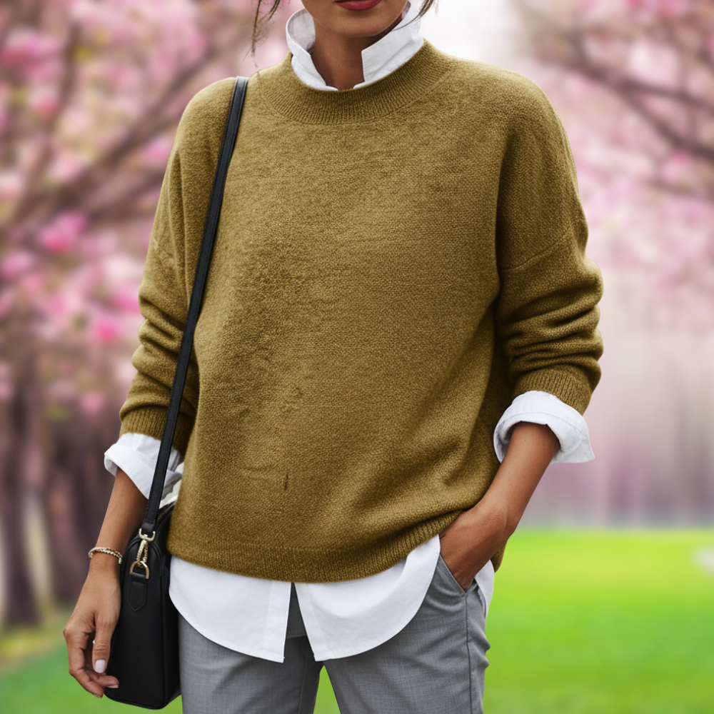 Celine Sweter Damski – Miękki i Elegancki Sweter z Kaszmiru o Ponadczasowym Stylu