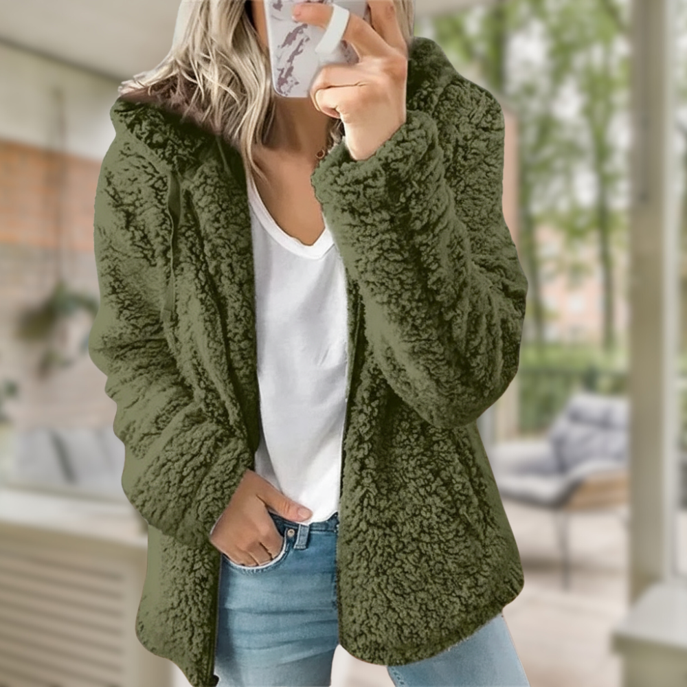 Olivia Kardigan Damski – Miękki, Wygodny i Elegancki Kardigan z Polaru na Co Dzień