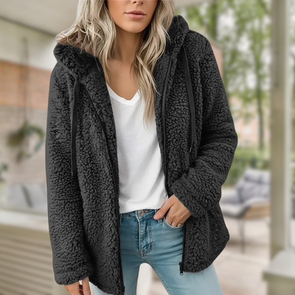 Olivia Kardigan Damski – Miękki, Wygodny i Elegancki Kardigan z Polaru na Co Dzień