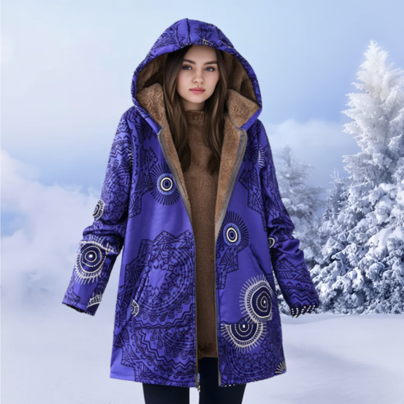 Cleo Kurtka Damska – Przytulna Kurtka z Kapturem, Wygodna i Nowoczesna na Zimę