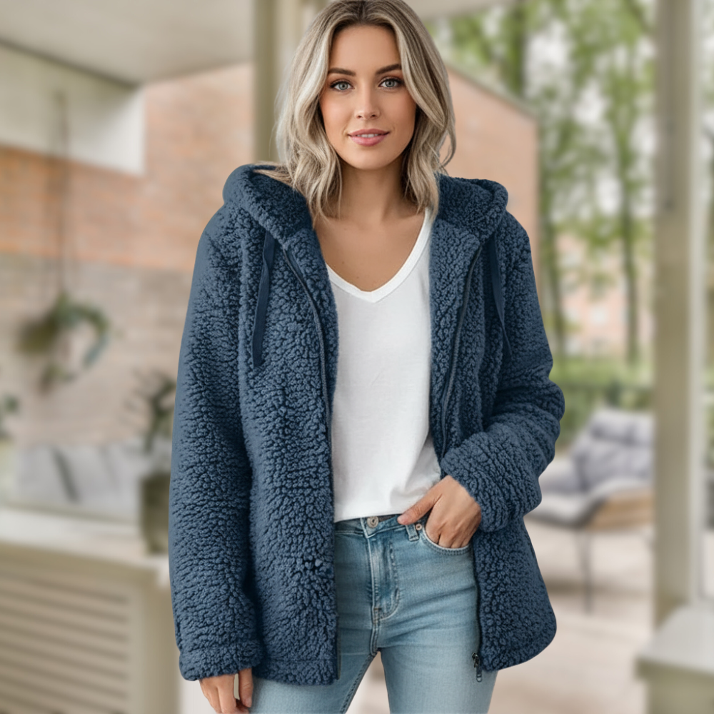 Olivia Kardigan Damski – Miękki, Wygodny i Elegancki Kardigan z Polaru na Co Dzień