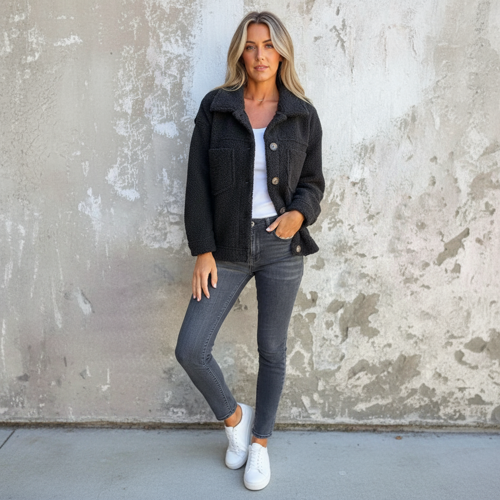 Amayah Kurtka Teddy – Efekt Polarowy, Wygoda i Styl dla Modnego Wyglądu