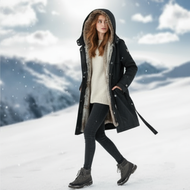 Analia Parka Damska – Elegancka i Wysokiej Jakości Parka o Szykownym i Wygodnym Stylu