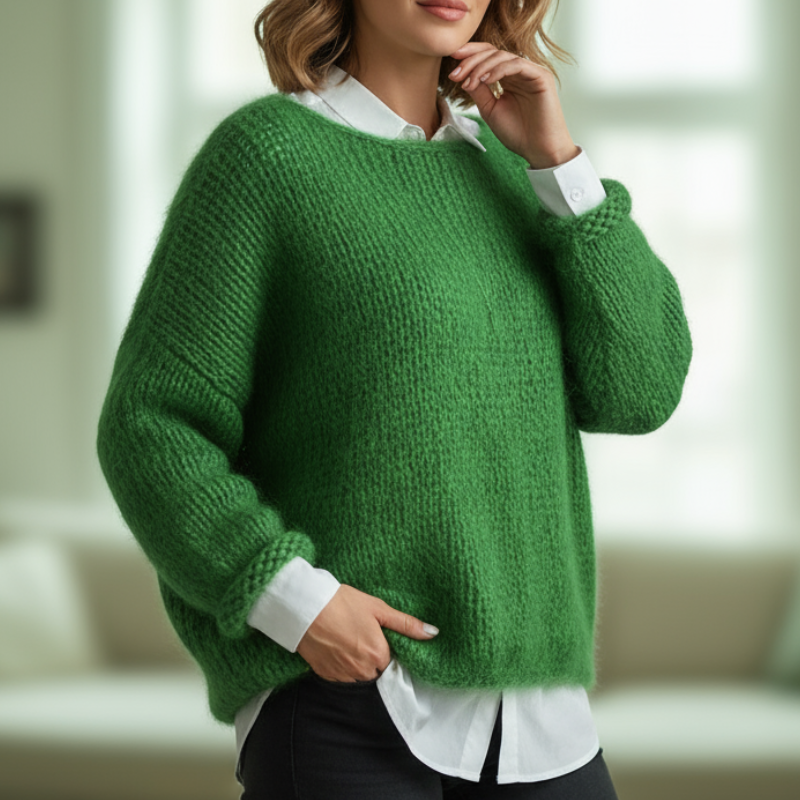 Renate Sweter Damski – Elegancki i Wygodny Dzianinowy Sweter o Ponadczasowym Stylu