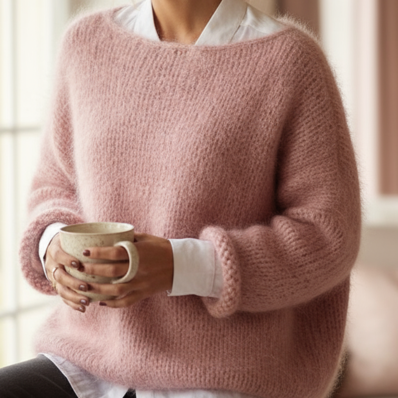 Renate Sweter Damski – Elegancki i Wygodny Dzianinowy Sweter o Ponadczasowym Stylu