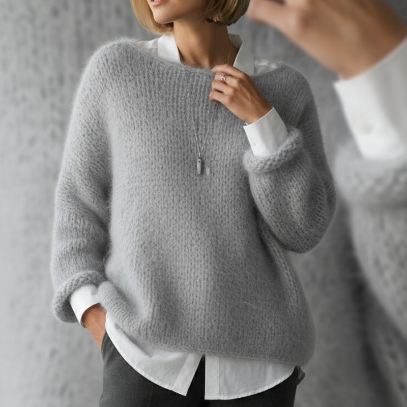 Renate Sweter Damski – Elegancki i Wygodny Dzianinowy Sweter o Ponadczasowym Stylu