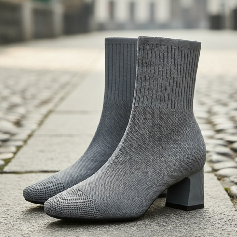 Adele Kozaki Damskie – Eleganckie i Wygodne Dzianinowe Kozaki dla Szykownego Codziennego Looku