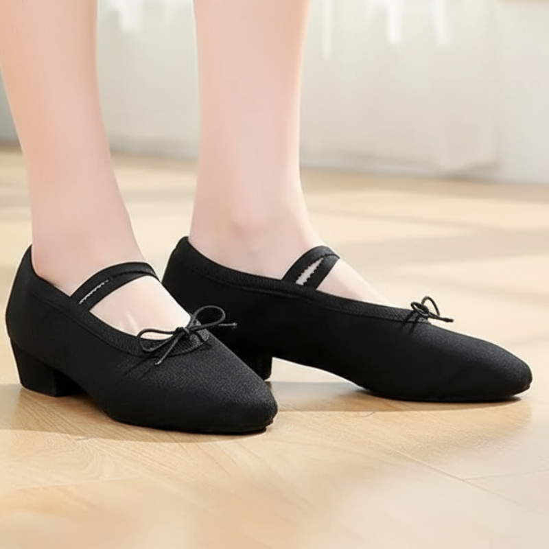 Isabelle Baleriny Damskie – Eleganckie Buty na Niskim Obcasie z Wygodnym Ozdobnym Paskiem