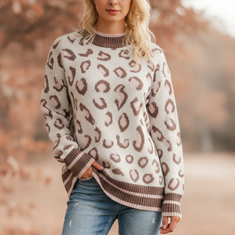 Zaylee Bluzka Damska – Uniwersalna i Wygodna Dzianinowa Bluzka z Długimi Rękawami o Swobodnym Stylu