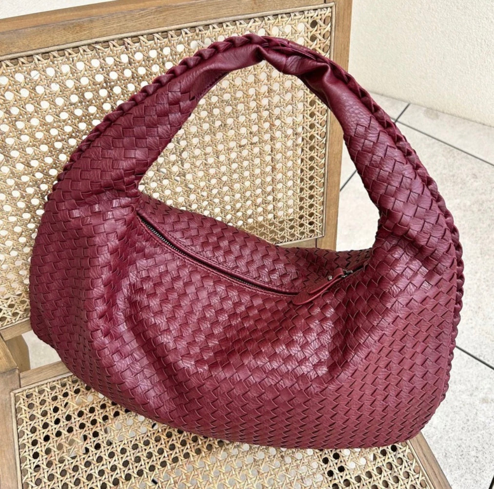 Louisa Torebka Hobo Damska – Pleciona, Elegancka, Pojemna i Ponadczasowa