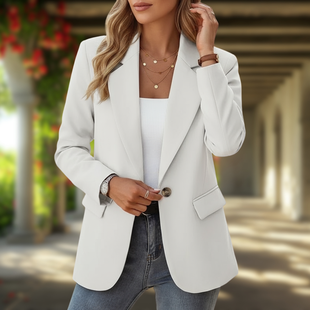 Claire Marynarka Damska – Elegancki Kaszmirowy Blazer Wysokiej Jakości z Trwałym Komfortem