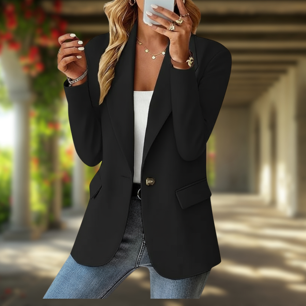 Claire Marynarka Damska – Elegancki Kaszmirowy Blazer Wysokiej Jakości z Trwałym Komfortem