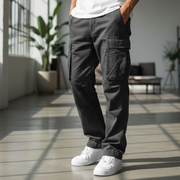 Zeppelin Spodnie Męskie – Luźne Spodnie Cargo z Praktycznymi Wieloma Kieszeniami w Modnym Stylu