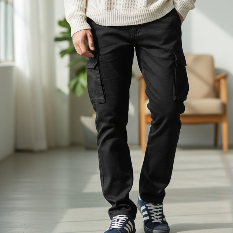 Bryan Spodnie Męskie – Wygodne i Modne Spodnie Cargo z Praktycznymi Kieszeniami