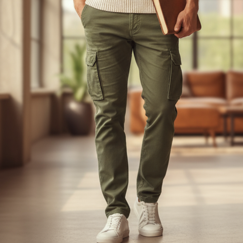 Bryan Spodnie Męskie – Wygodne i Modne Spodnie Cargo z Praktycznymi Kieszeniami