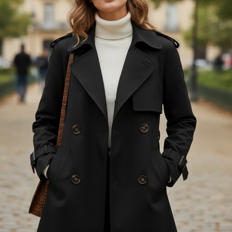 Manel Płaszcz Damski – Elegancki, Casualowy Trencz o Nowoczesnym i Wygodnym Stylu