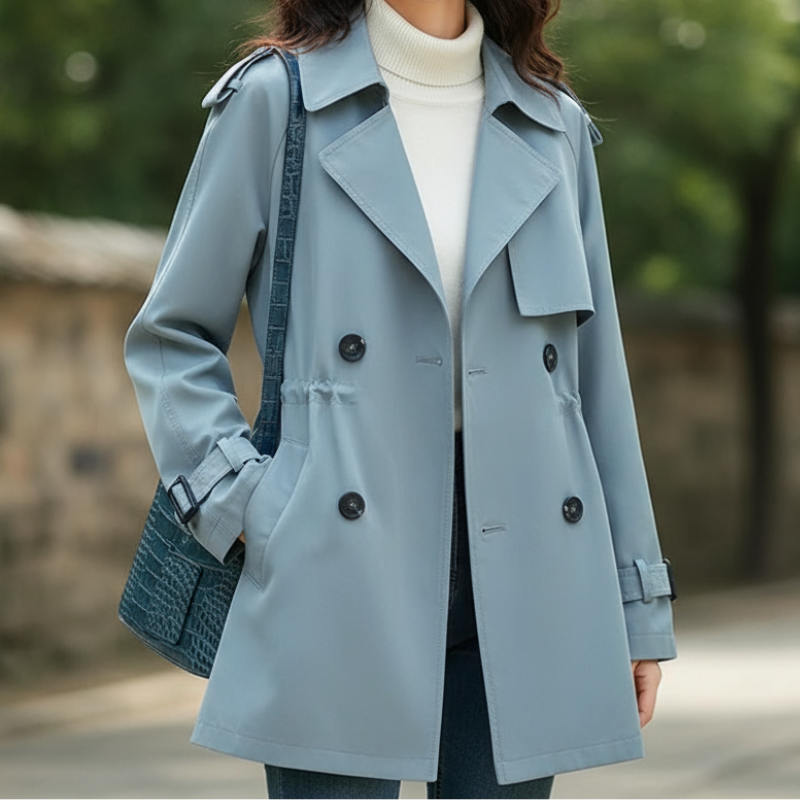 Manel Płaszcz Damski – Elegancki, Casualowy Trencz o Nowoczesnym i Wygodnym Stylu