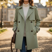 Manel Płaszcz Damski – Elegancki, Casualowy Trencz o Nowoczesnym i Wygodnym Stylu