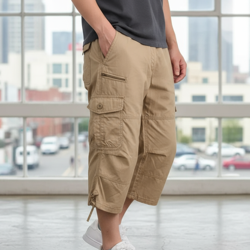 Julien Szorty Męskie – Lekkie i Funkcjonalne z Praktycznymi Kieszeniami na Lato